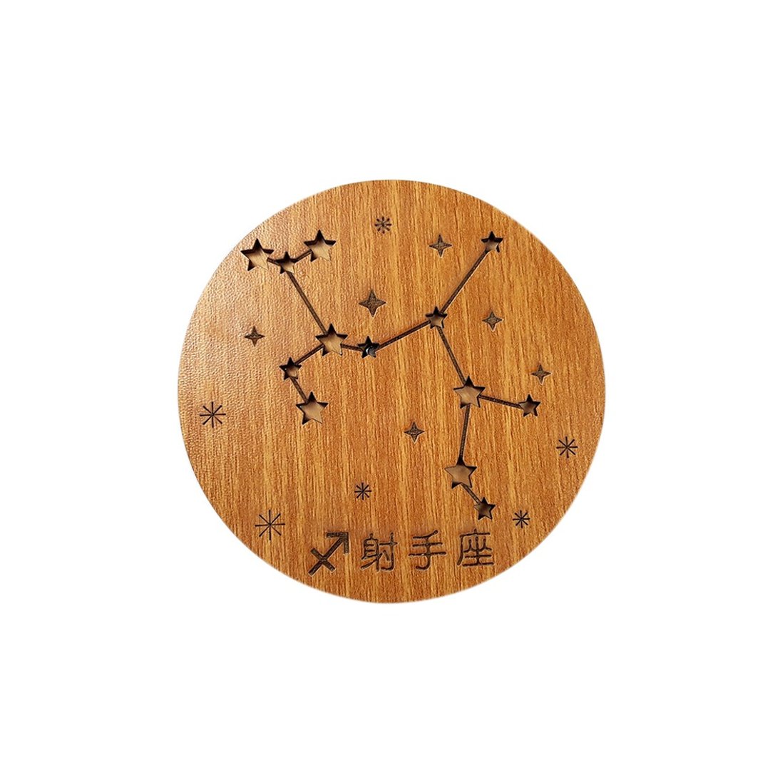 【教师节礼物】木雕音乐盒-12星座(射手) - 音乐专辑 - 木头 橘色