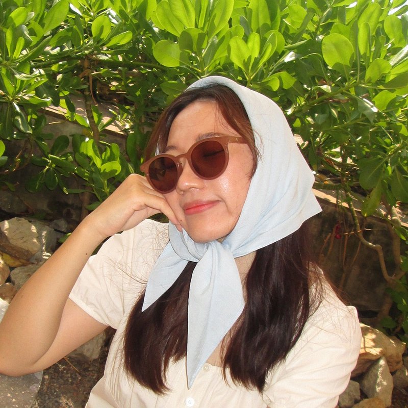 Fluffy Sky Blue - 发饰 - 其他材质 蓝色