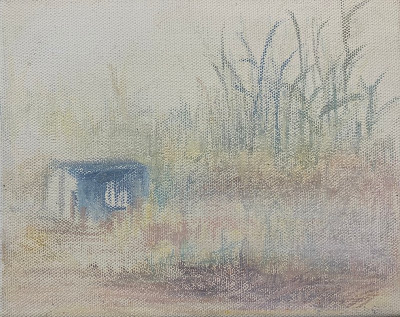 消失的那块空地/手绘原画 - 其他 - 其他材质 白色