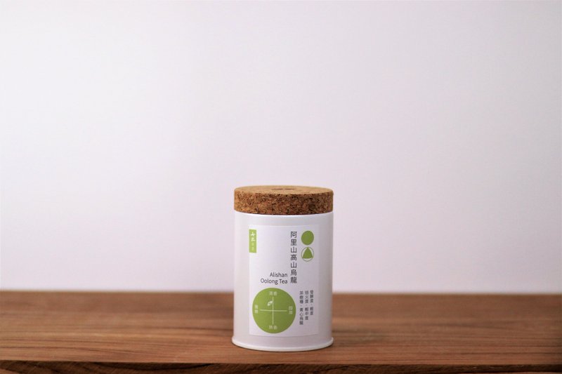 阿里山高山乌龙-茶包 (附食品级茶罐+软木塞盖) - 茶 - 新鲜食材 白色