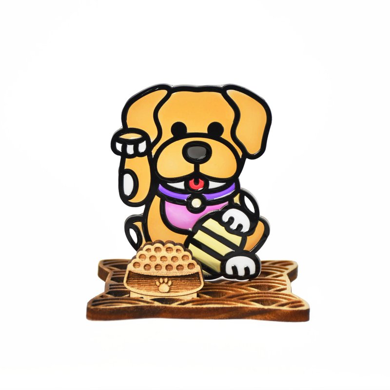 【Moko Bastet】招福唐狗 座台式 - 摆饰 - 树脂 多色