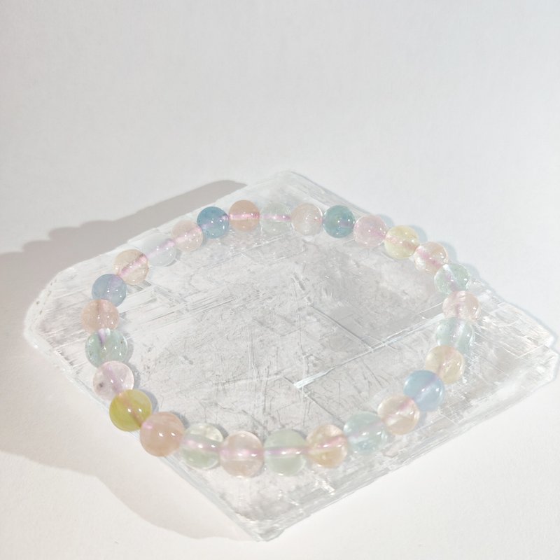 【订制品】摩根石 Morganite 巴西 6-12mm  手串 天然水晶 水晶 - 手链/手环 - 水晶 