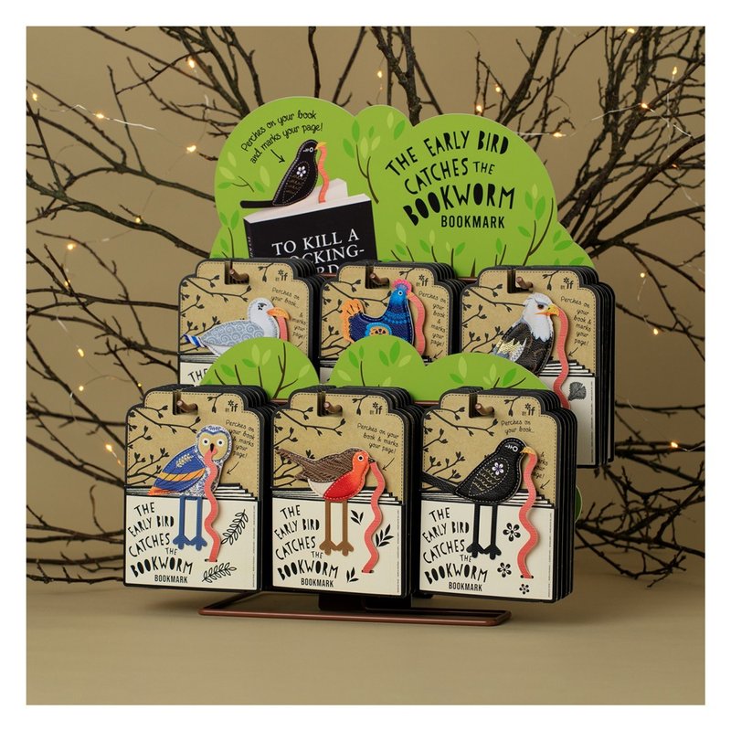 特色书签_早起的鸟儿有虫吃 / 疗愈系*英国进口 台湾出货* - 书签 - 人造皮革 多色