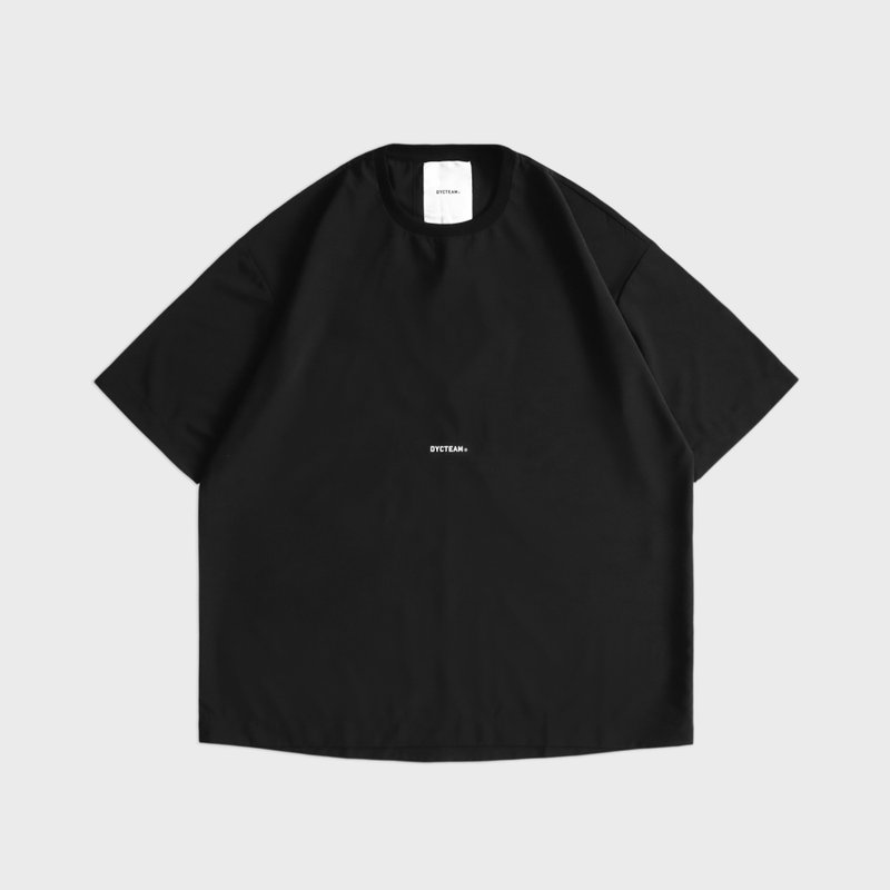 DYCTEAM - 四面弹防泼水机能_宽松短袖TEE - 男装上衣/T 恤 - 其他材质 黑色