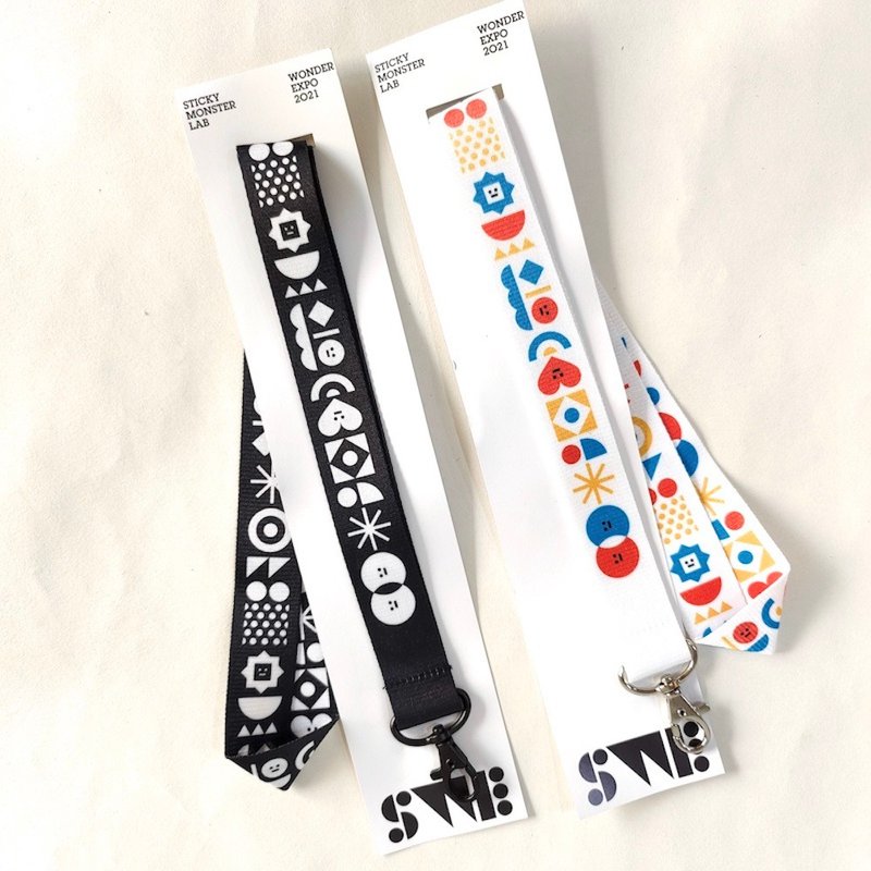 黏黏怪物研究所 SML WONDER EXPO展览限定商品－SWE 证件带 - 其他 - 棉．麻 多色