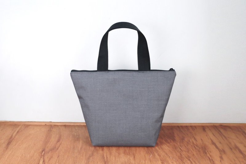 【简约灰】手提袋 / 防水 保温保冷 ykk拉链 防泼水便当袋 环保袋 - 手提包/手提袋 - 防水材质 银色