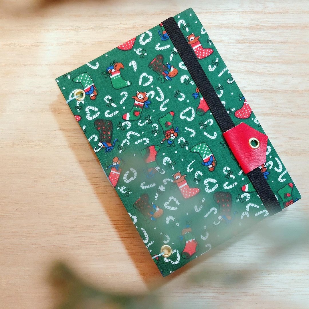 Merry Christmas Santa Claus - 无时效 A6 圣诞节手缝手帐本 - 笔记本/手帐 - 纸 