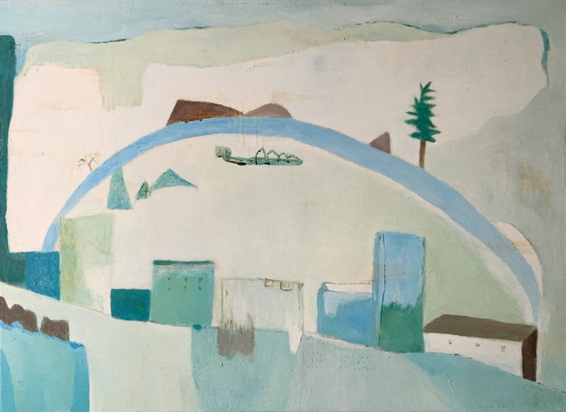 油画作品--新年的雾 - 海报/装饰画/版画 - 棉．麻 