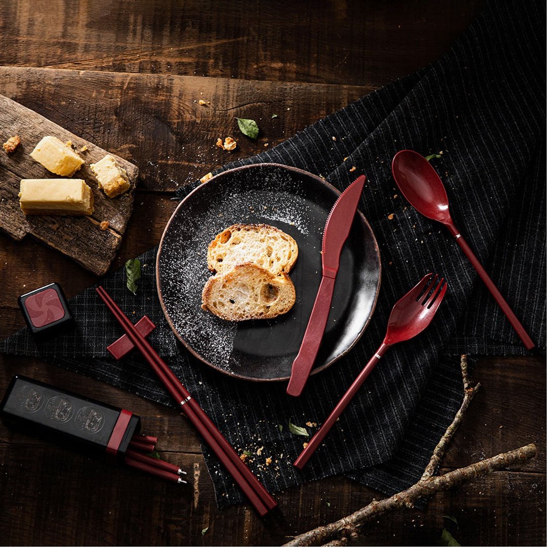 S+ Cutlery 日式欧应餐具 - 餐刀/叉/匙组合 - 环保材料 多色