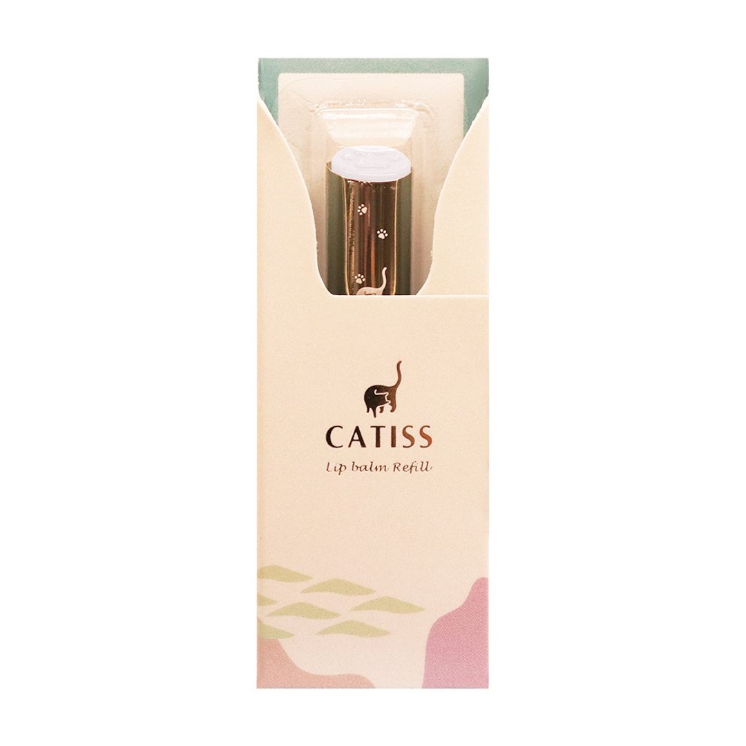 【即期福利品】CATISS 猫掌护唇膏补充蕊 3g  海藻糖去角质 - 唇部保养 - 其他材质 粉红色