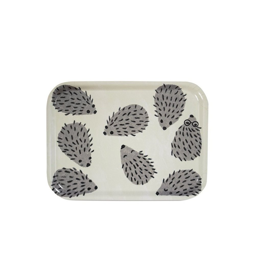 方型托盘-HEDGEHOG TRAY (27 X 20 cm) - 托盘/砧板 - 木头 灰色