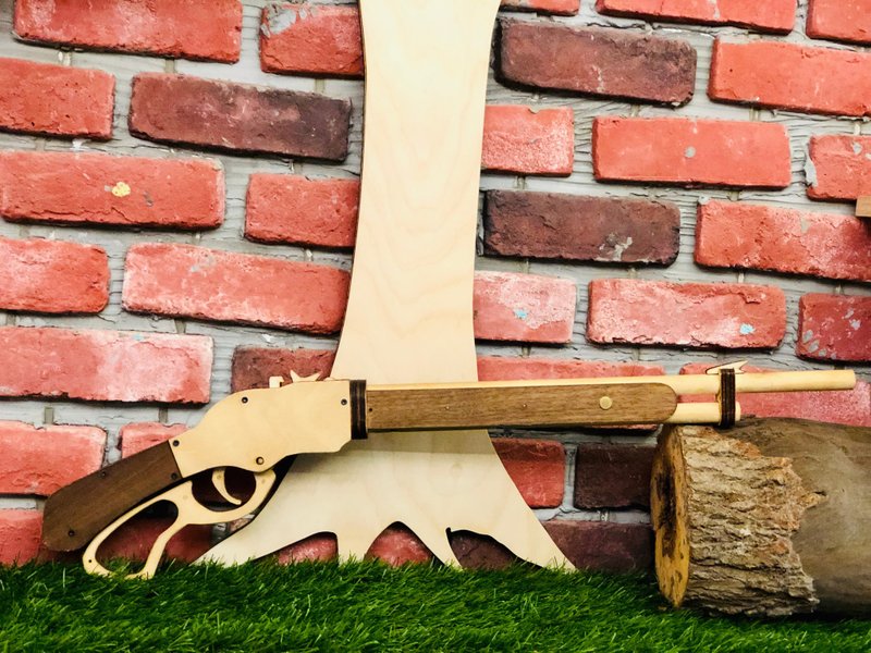 FM1887散弹木制橡皮筋枪手作体验 1人成班 - 木工/竹艺 - 木头 