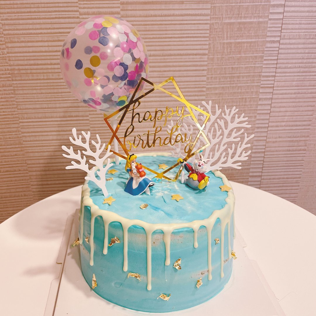 定制化 爱丽丝蛋糕 / 生日蛋糕 / 抽钱蛋糕 / 卡通蛋糕  限自取 - 蛋糕/甜点 - 新鲜食材 粉红色