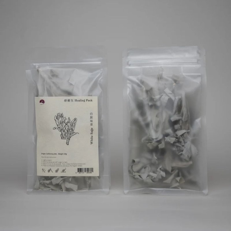 【香木原材料】白鼠尾草、净化空间、净化气场负能量 - 香薰/精油/线香 - 木头 卡其色
