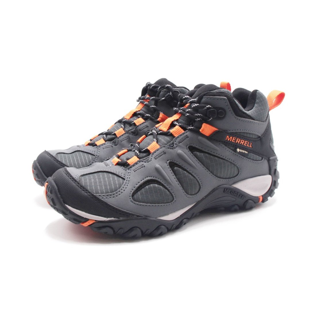 MERRELL(男)YOKOTA 2 SPORT GTX户外避震中筒健行鞋 男鞋-灰橘 - 男款运动鞋/球鞋 - 防水材质 