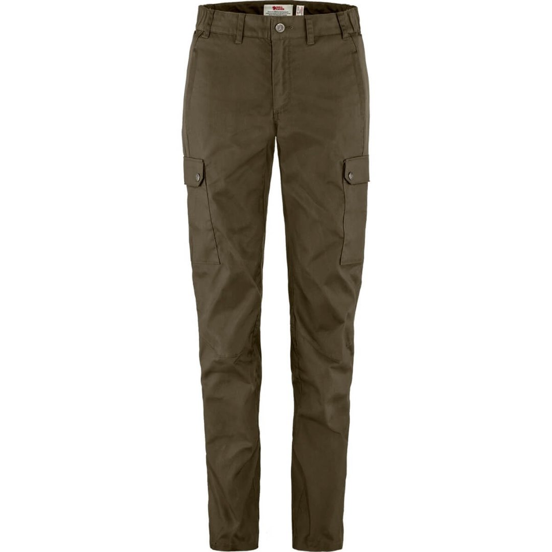 【Fjallraven】Stina Trousers W 长裤_深橄绿 - 女装运动裤 - 其他材质 绿色