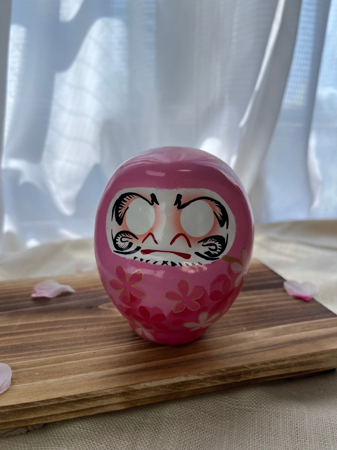 樱花达磨 感受初始季节的独一无二作品 约 9cm - 摆饰 - 纸 