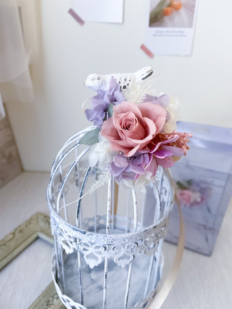 婚礼永生手腕花  永生花 新郎 伴娘 伴郎 主婚人 - 胸花/手腕花 - 植物．花 