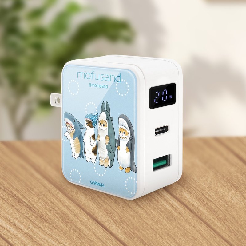 GARMMA Mofusand 猫福珊迪 Type-C & USB PD双孔造型充电器 - 手机充电及周边 - 其他金属 