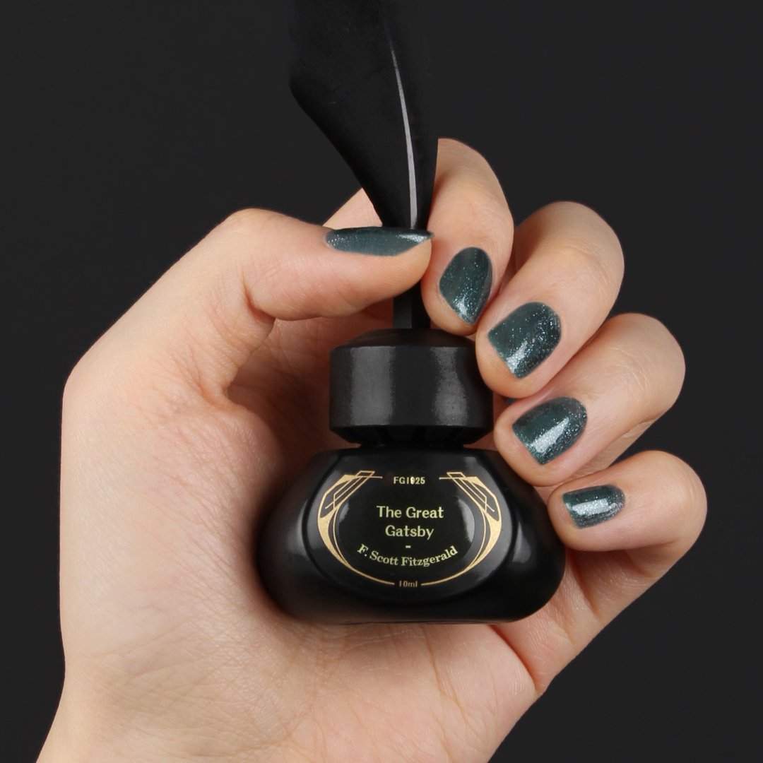 FG1925 Great Gatsby Gel Nail - 指甲油/指甲贴 - 其他材质 绿色
