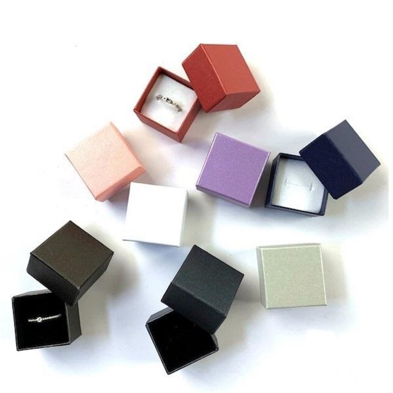 Paper box ring 3 piece set 8color - 收纳用品 - 纸 黑色