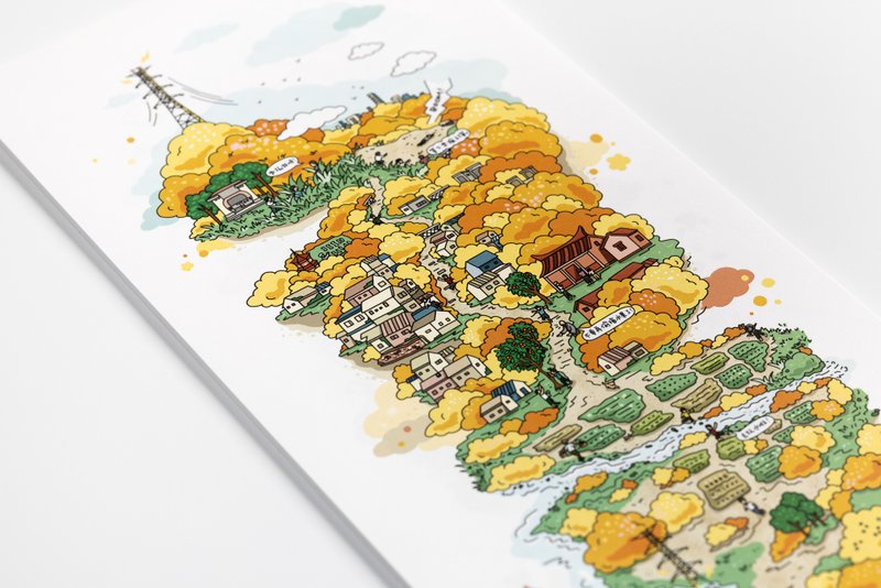 来聚落找宝藏系列_【三个路径】插画海报 | 游戏篇 - 海报/装饰画/版画 - 纸 