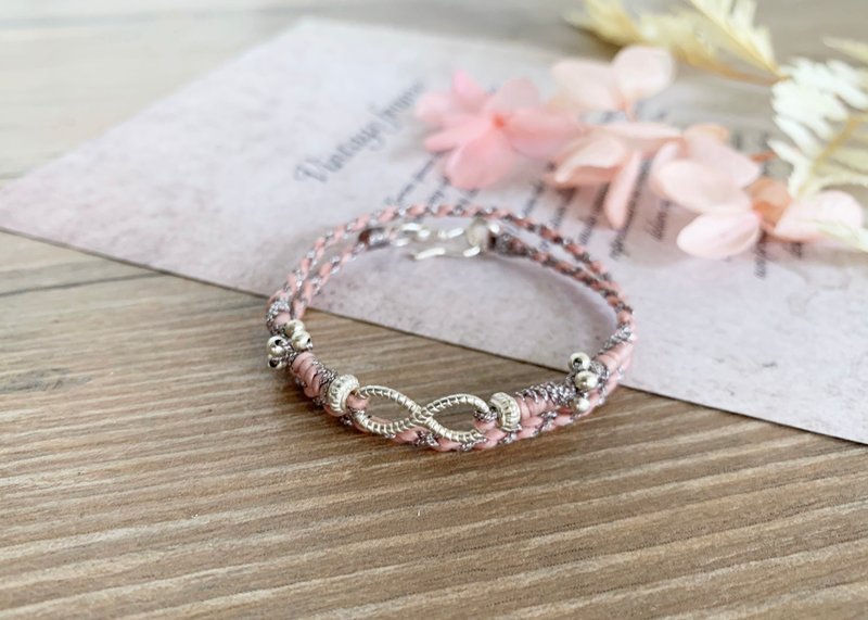 | 无限 l 纯银 x 蜡线 x 手绳 x 手链 x 手环 x 好做作 - 手链/手环 - 防水材质 多色