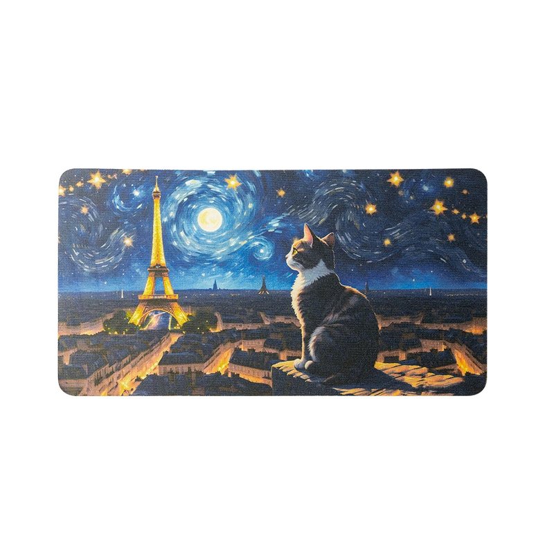 随身超薄三合一鼠标垫 - 巴黎星夜(标准) - 鼠标垫 - 其他材质 多色