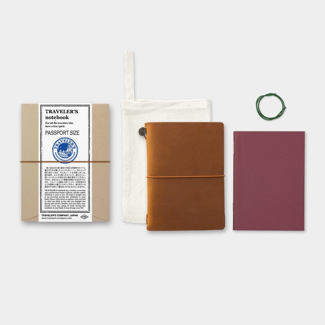 Traveler's Notebook PA SIZE - 驼 - 笔记本/手帐 - 真皮 咖啡色