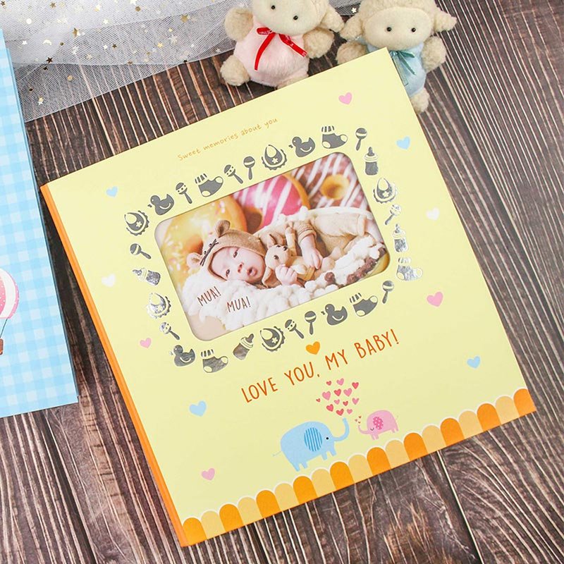 Chuyu  12K3孔双格宝宝相本/成长相册/超音波纪录(4x6)-60枚相片 - 相簿/相册 - 纸 多色