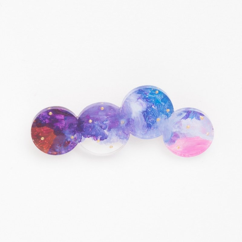 Picture of brooch [round] - 胸针 - 压克力 紫色