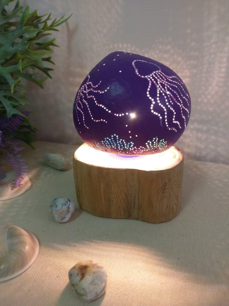 梦幻舞动的彩带    大海里天生的魔幻舞者 - 灯具/灯饰 - 木头 紫色