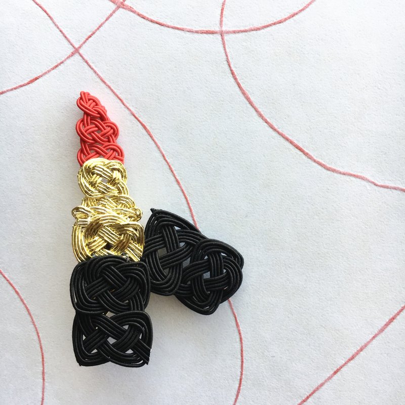 Lipstick -Red- Brooch/Hair accessory - 发饰 - 纸 红色