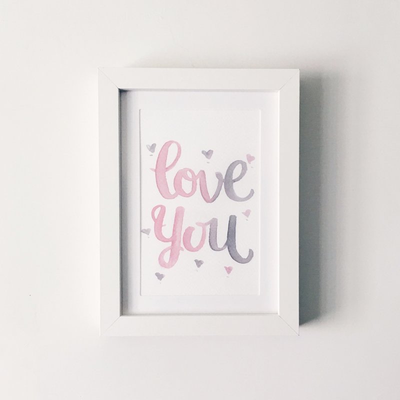 LOVE YOU艺术墙 - 摆饰 - 纸 白色