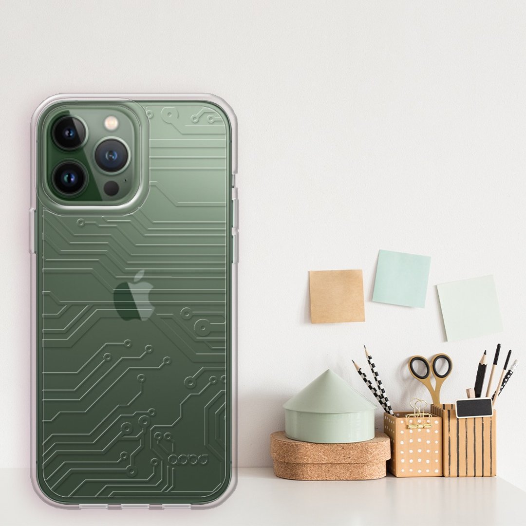 iPhone 13全系列 浮雕感轻薄军规防摔手机壳-电路图 - 手机壳/手机套 - 其他材质 多色