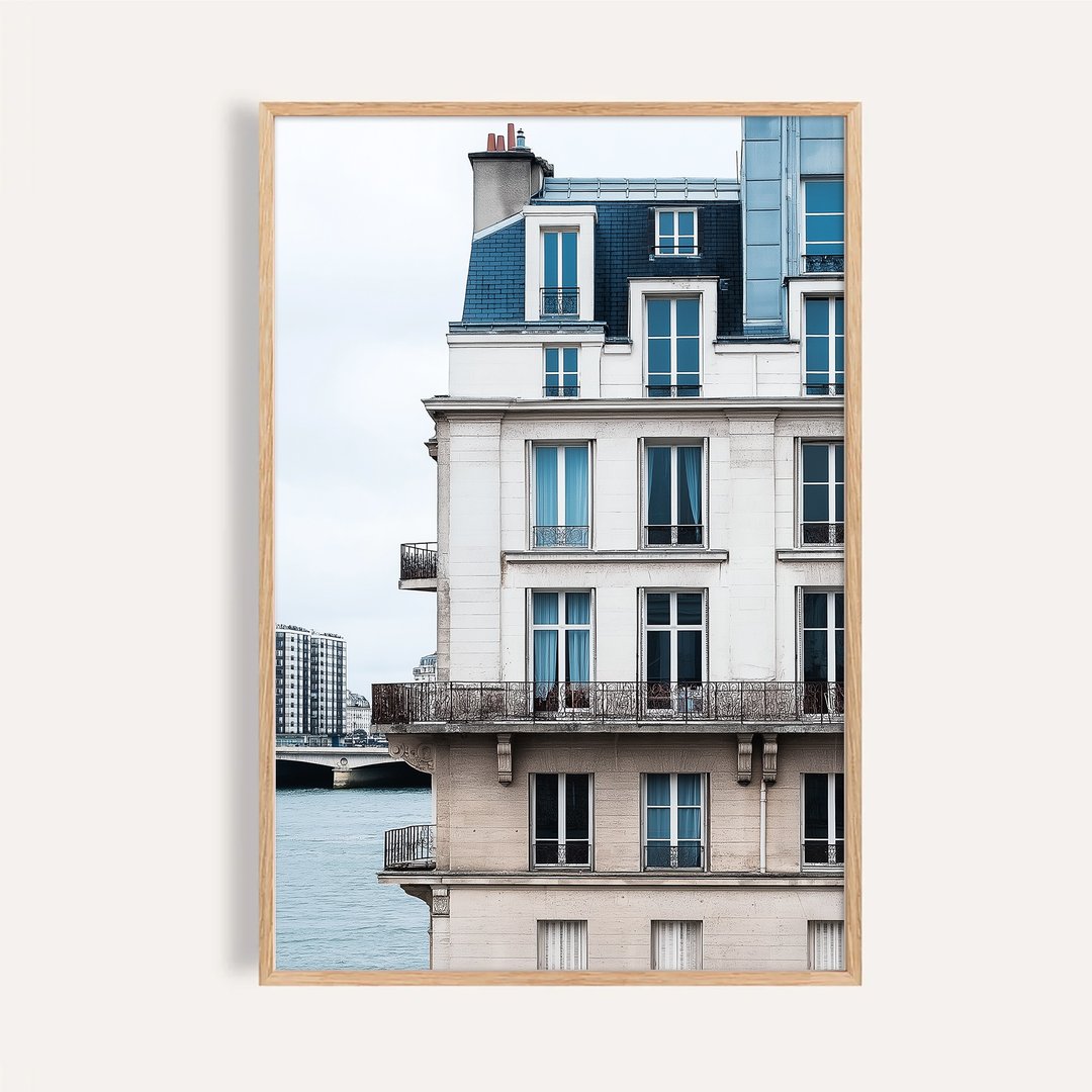 蓝窗巴黎 Parisian Blue Windows / 法式建筑摄影挂画 - 海报/装饰画/版画 - 纸 