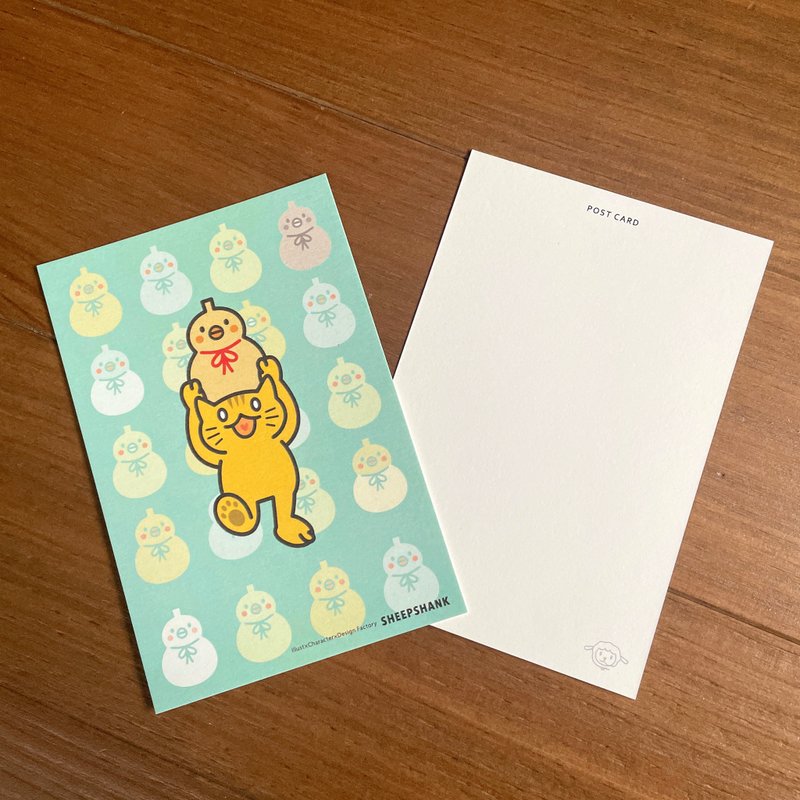 插画明信片・猫与葫芦 - 卡片/明信片 - 纸 