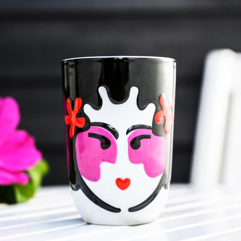 丹麦QDO Folklore 双层陶瓷杯 - Mulan 中国 - 其他杯子 - 瓷 多色