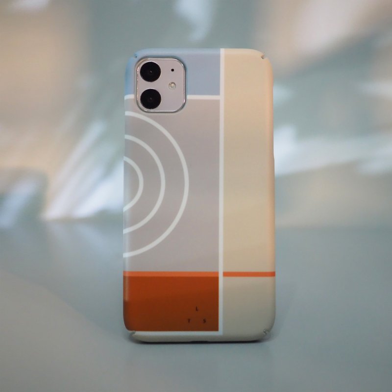 免费刻字 | 几何简约缐条撞色卡其色 SPUR Phone case 定制手机壳 - 手机壳/手机套 - 塑料 卡其色