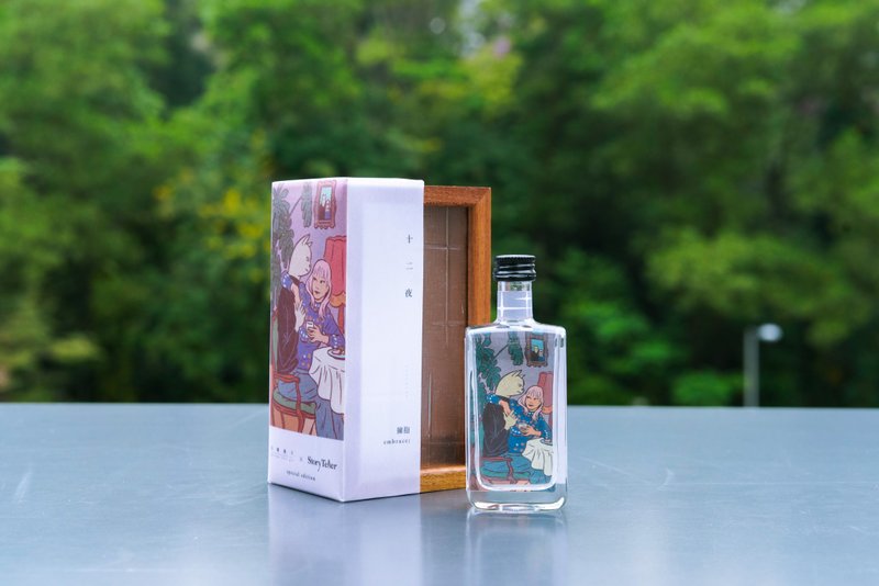 白兰树下 x #StoryTeller 十二夜 木盒限量版 01#拥抱 - 酒类 - 木头 白色