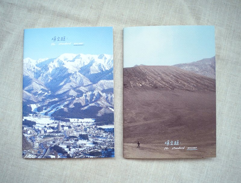 填空题、MAKE A WISH / 空白笔记本 - 笔记本/手帐 - 纸 蓝色