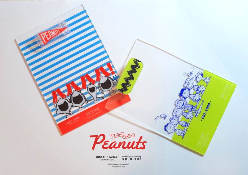 【Pinkoi x SNOOPY】A5 ClipBoard 夹板 超透压克力板 SNOOPY文具 - 其他 - 压克力 多色