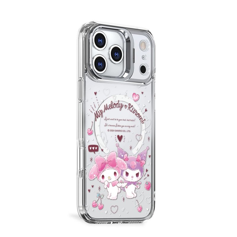 三丽鸥 iPhone 全系列 防震双料隐形立架磁吸手机壳-欢乐美乐蒂 - 手机壳/手机套 - 其他材质 多色