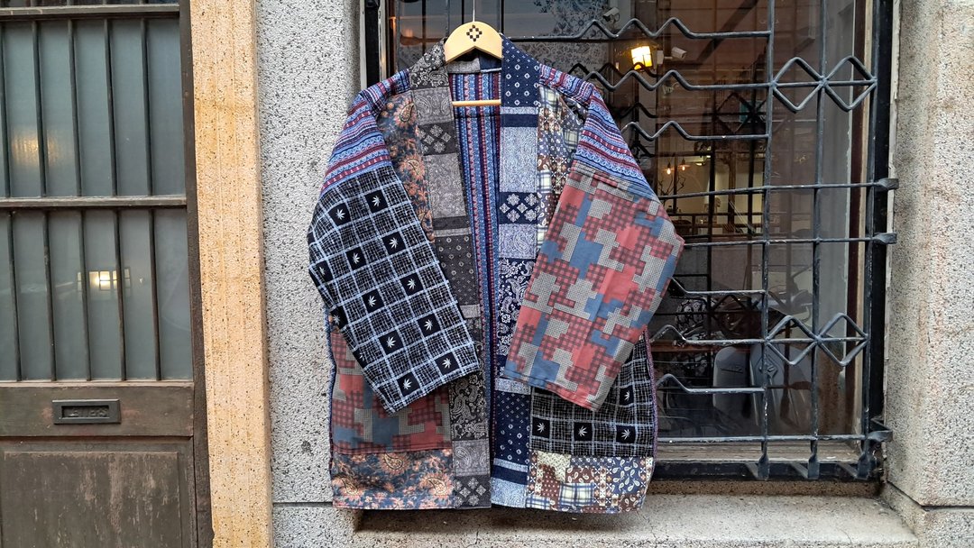 AMIN'S SHINY WORLD 融合图腾拼接限定 KIMONO  ONLY系列 - 女装休闲/机能外套 - 棉 多色