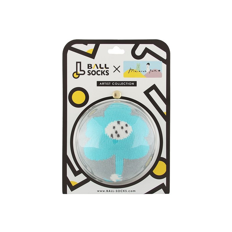 Artist Collection 艺术家袜_马卡龙脚趾_小花与白怪兽 - 袜子 - 其他材质 