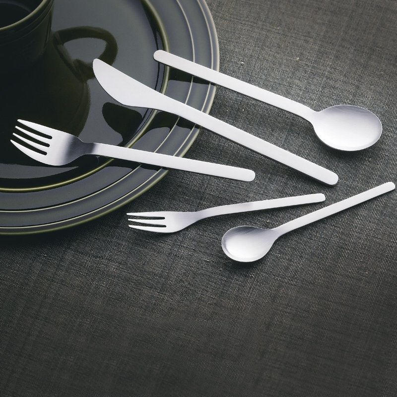 日本【SALUS 佐藤金属】SALUS 机内用餐具 - 餐刀/叉/匙组合 - 不锈钢 银色