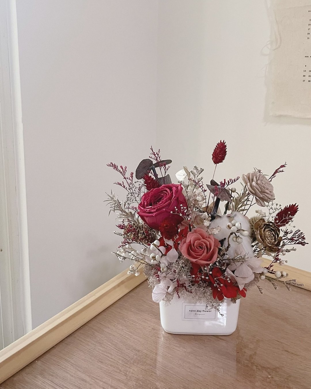【过年永生盆花】新年盆花 兔年迎春 新居落成 乔迁礼 开幕花礼 - 干燥花/捧花 - 植物．花 