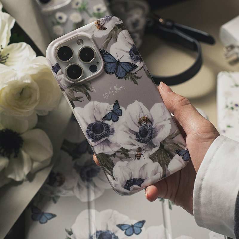 【品牌联名】浪花联名冬日白头翁防摔iPhone手机壳 - 手机壳/手机套 - 塑料 多色