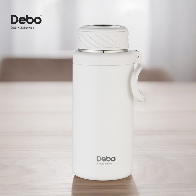 德铂Debo 手提滤网真空保温壼1.2L 白色 316不锈钢 - 保温瓶/保温杯 - 不锈钢 白色