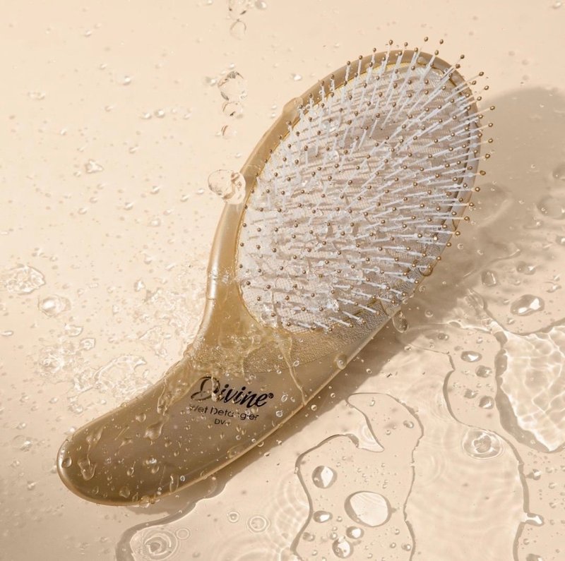 美国 Olivia Garden DV神圣非凡女神发梳 - 彩妆刷具/镜子/梳子 - 其他材质 金色